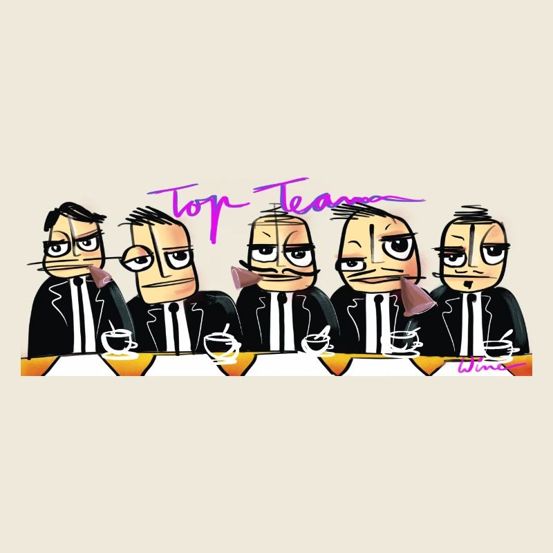 Kaffeebecher - Top Team