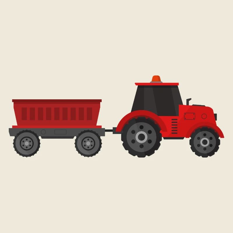 Traktor mit Anhänger