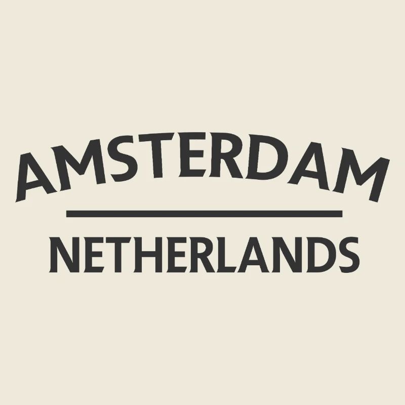 Amsterdam – Netherlands Textdesign