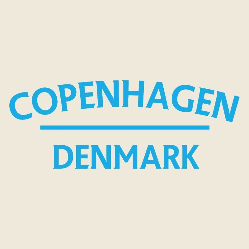 Copenhague – Danemark Textdesign