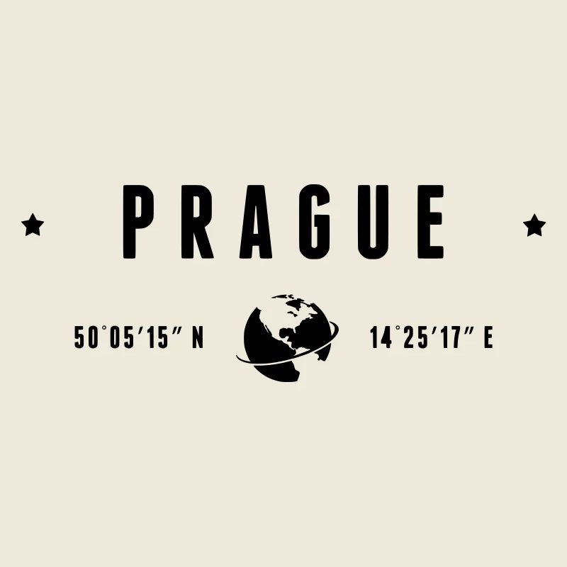 Prague GPS Coordinates Czech Republic