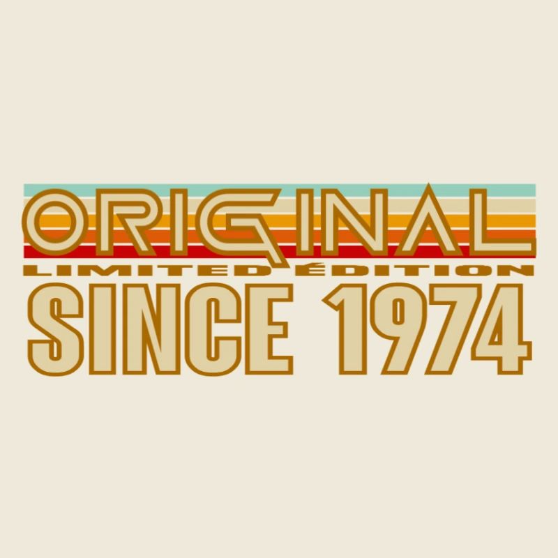 Original 1974 Retro Typography Design