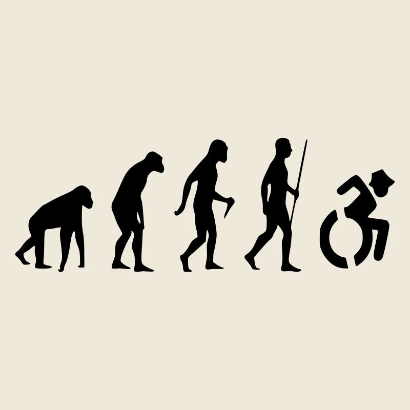 Evolution Rollstuhl. Die Rollstuhl-Evolution *