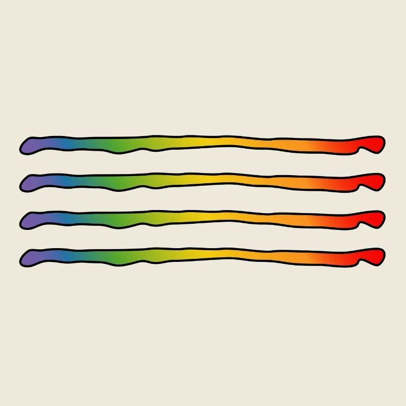 Regenbogen lines LGBT lgbtqi queer lgbt csd tshirt