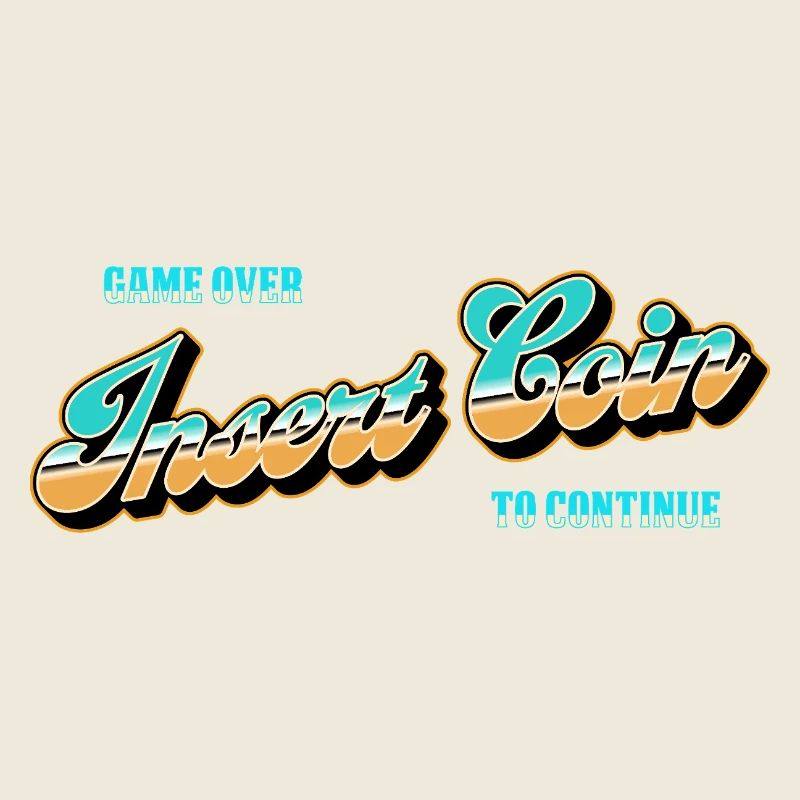 Insert Coin Arcade Nostalgia