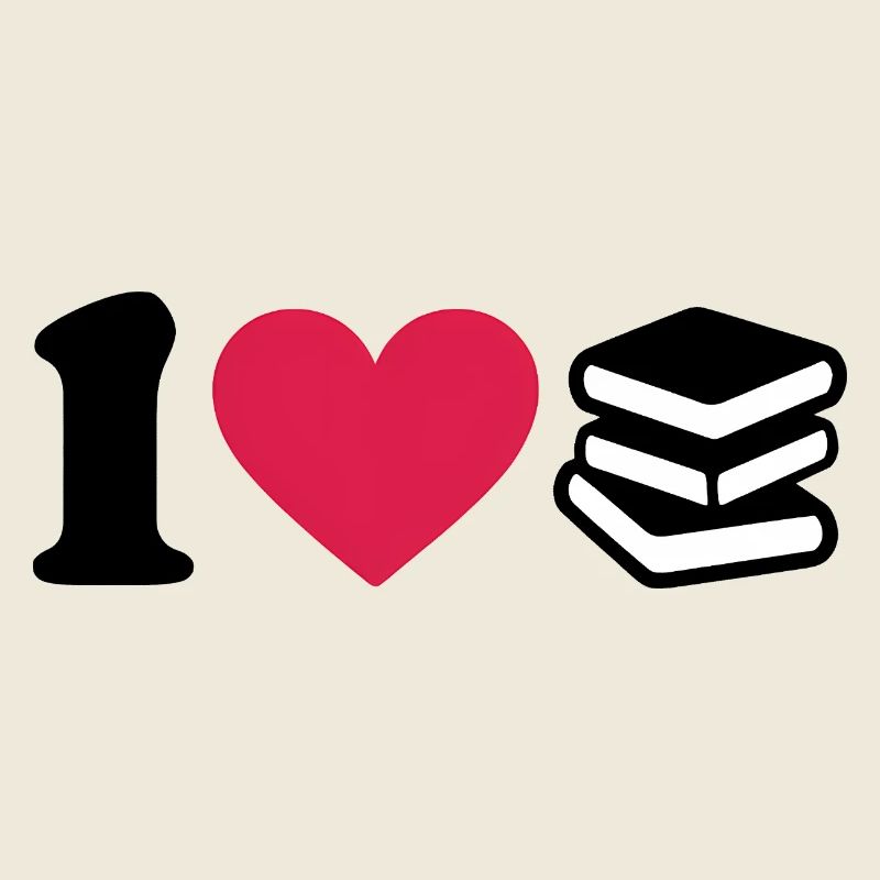 Minimalist I Love Books