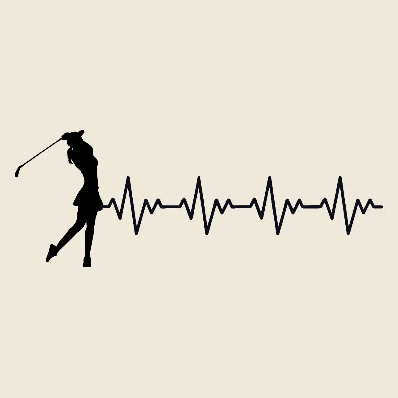 Golfeuse Golfeuse Coup de golf ECG Battement de cœur