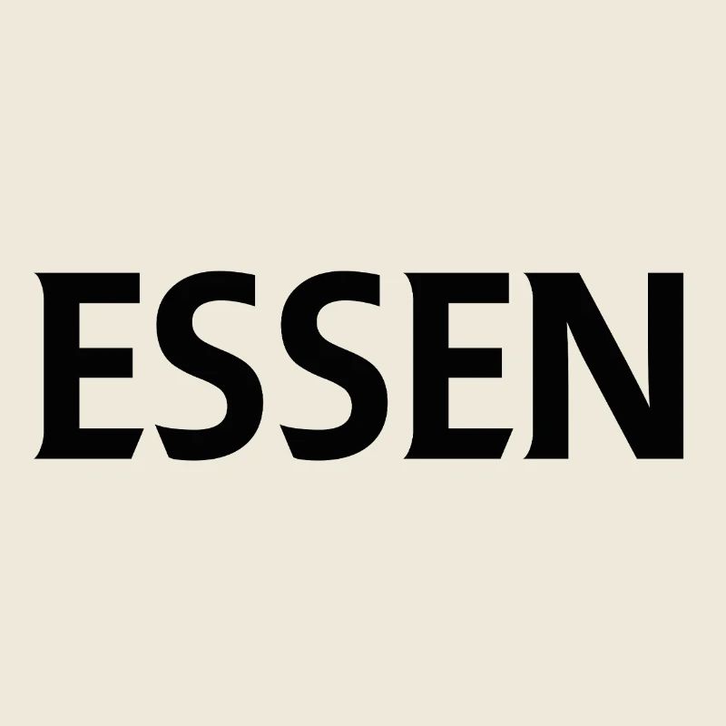 Essen – Germany Textdesign