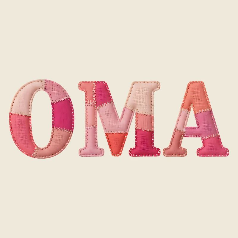 OMA Cozy Patchwork Statement Geschenk