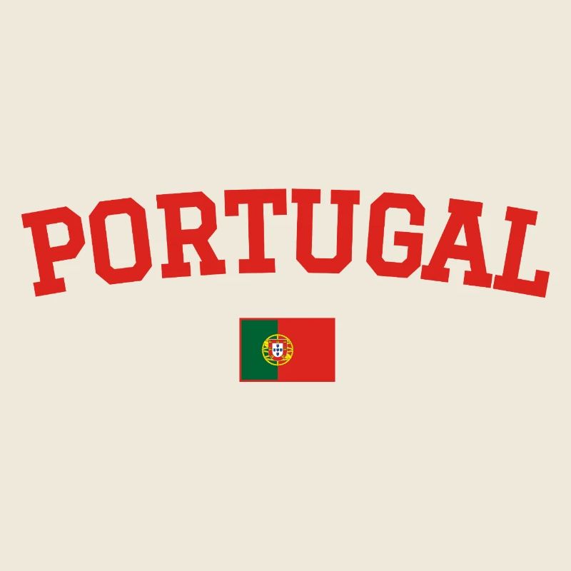 Portugal Flag Design Red