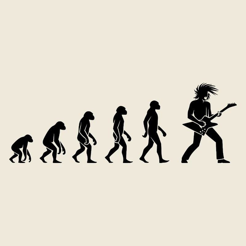 Evolution Rock 'n' Roll Guitarist Design