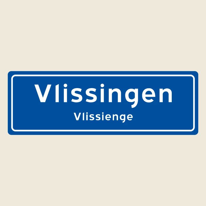 Vlissingener Ortsnamensschild
