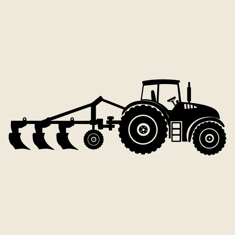 Farm Tractor Plow