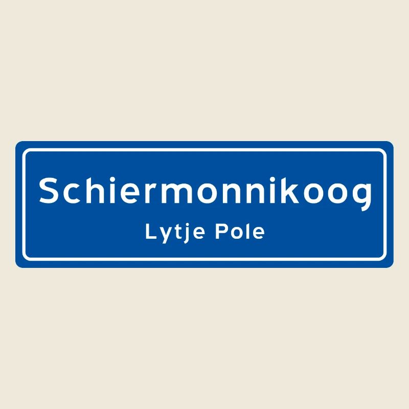 Schiermonnikoog place name sign