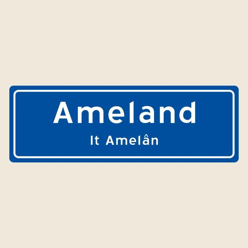 Ameland place name sign