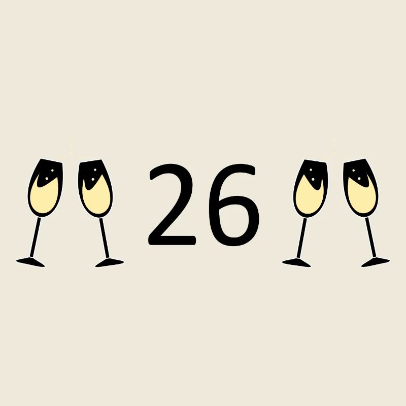 26e anniversaire 26 ans 26 ans numéro 26