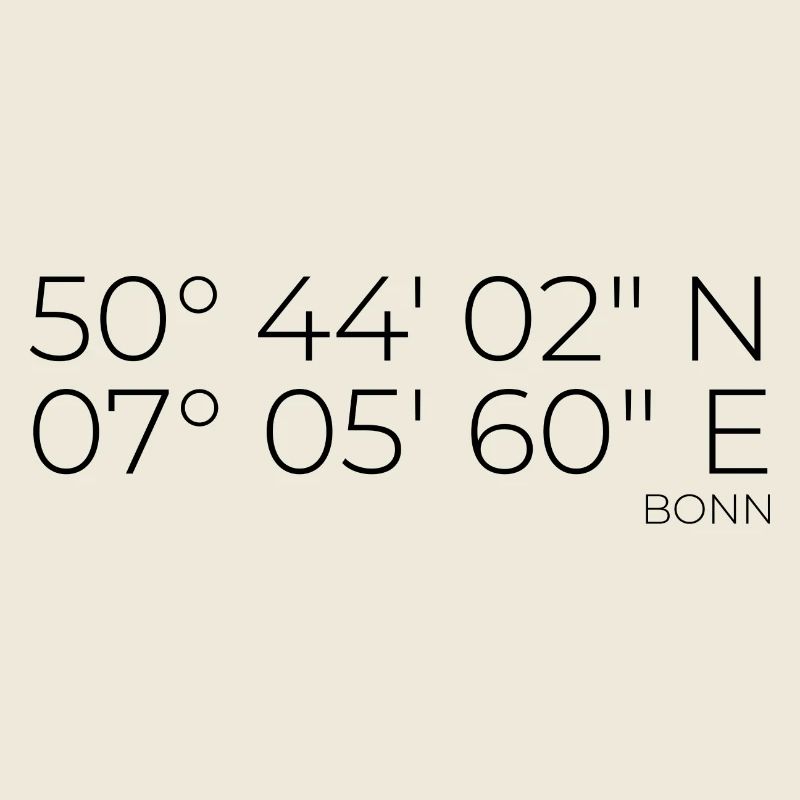 Coordinates Bonn