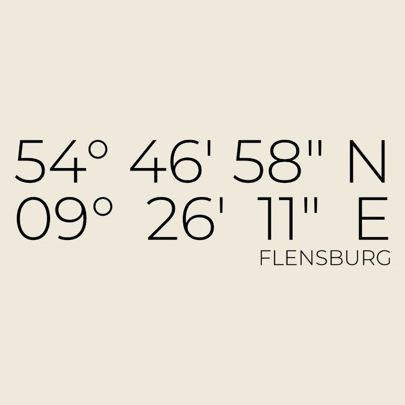Coordinates Flensburg