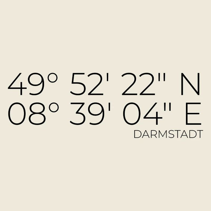 coordinates Darmstadt