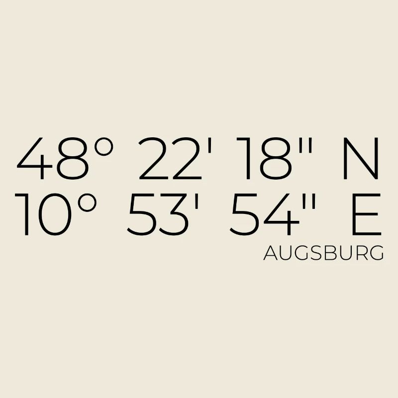 Coordinates Augsburg