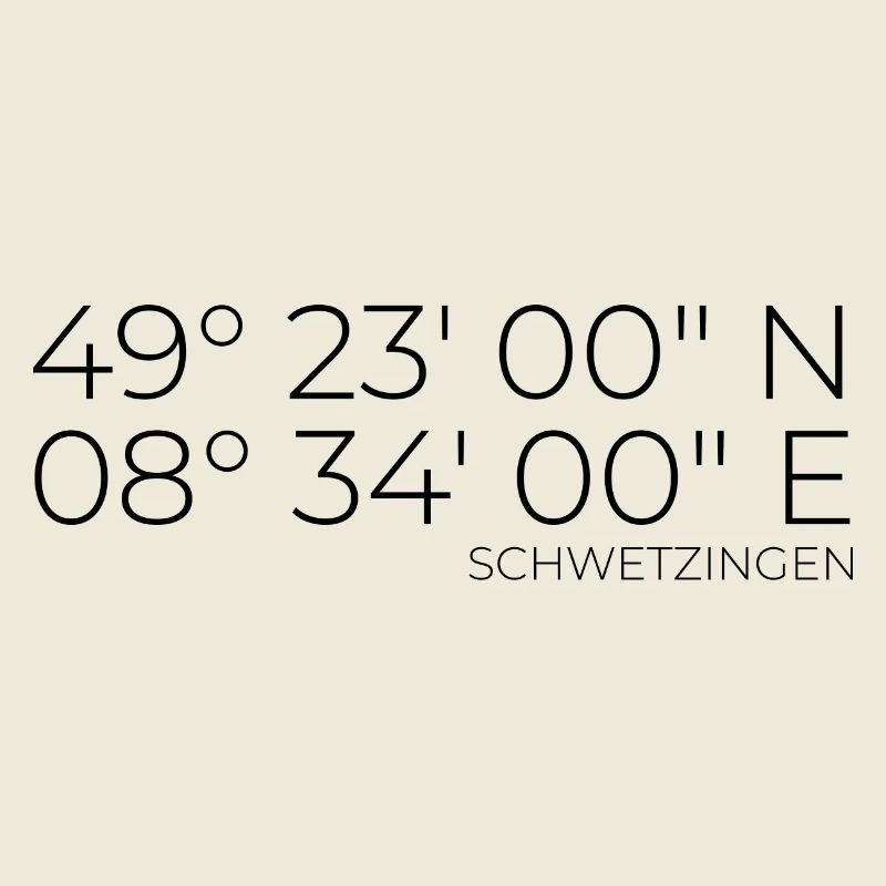 Coordinates Schwetzingen
