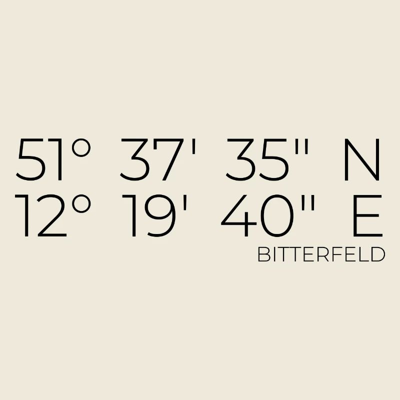 Coordinates Bitterfeld