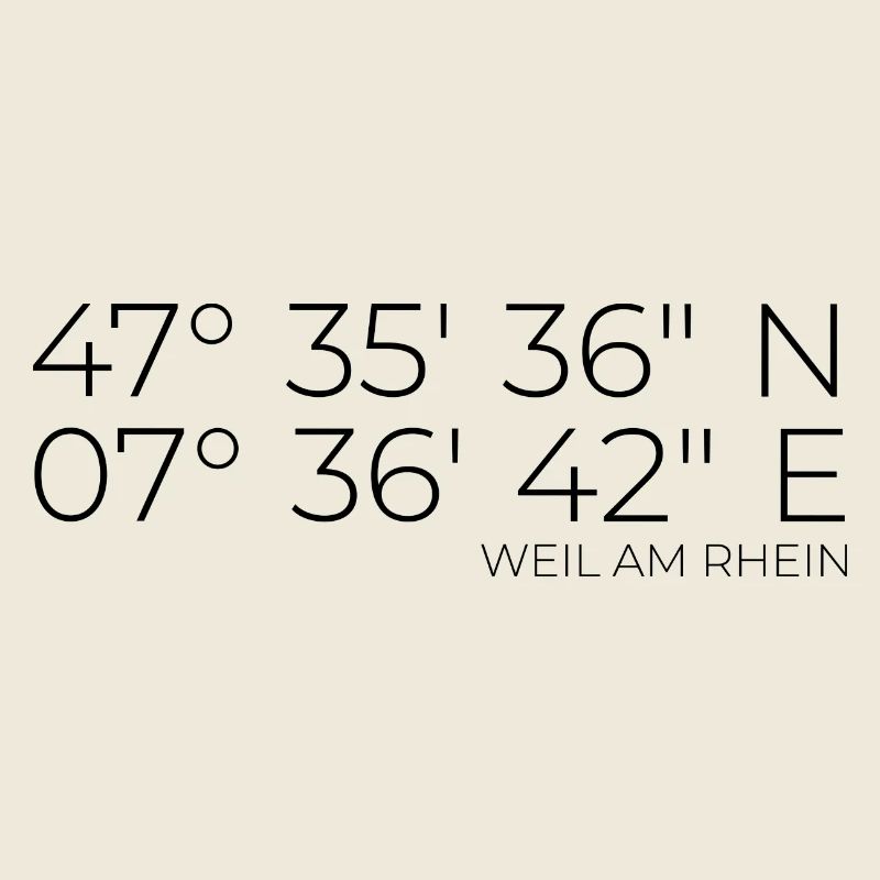 coordinates Weil am Rhein