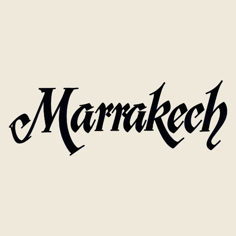 Marrakech Red City Wall Pattern