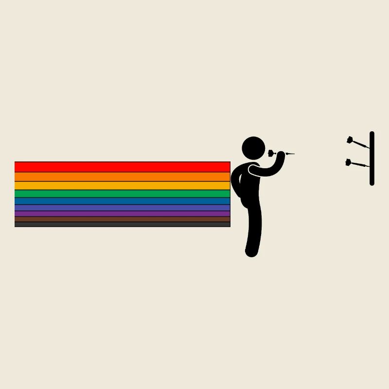 Rainbow Darter – Throw with Pride