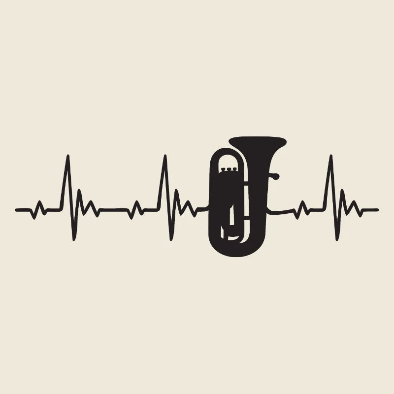 Tuba heartbeat frequency pulse ECG