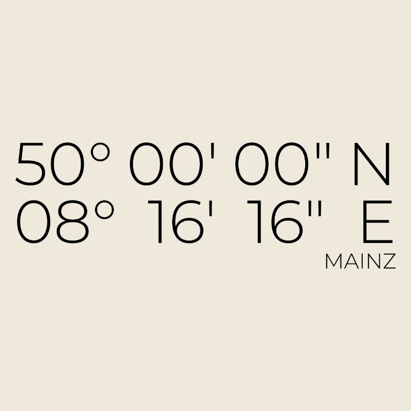 Coordinates Mainz