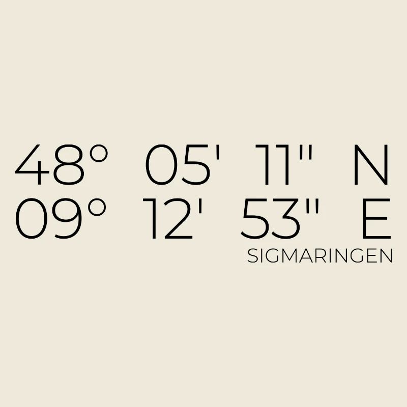 Coordinates Sigmaringen