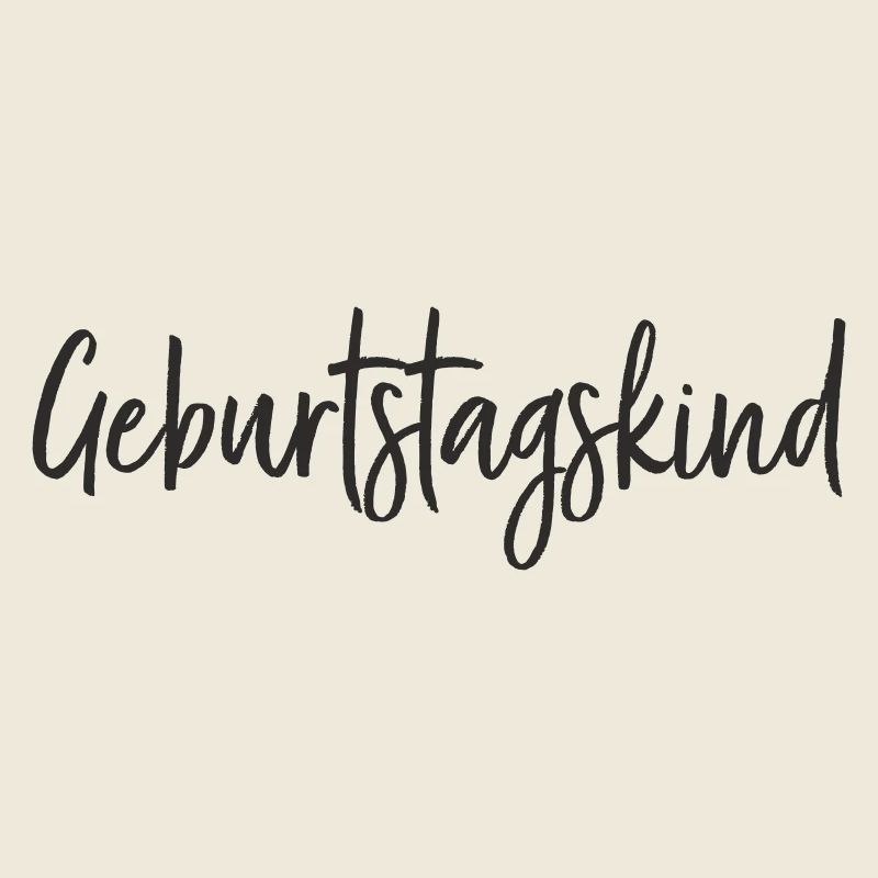 Geburtstagskind – Textdesign