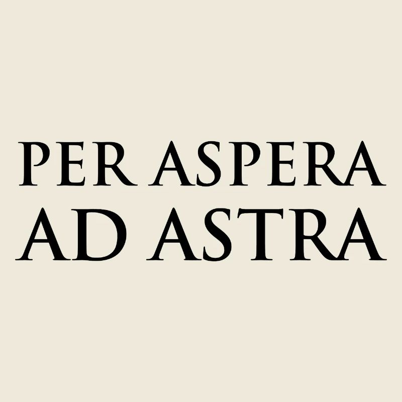 Conception typographique selon Aspera Ad Astra