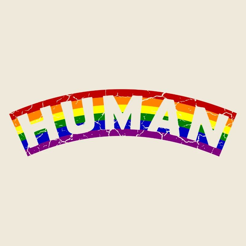 Human Pride Flag Design