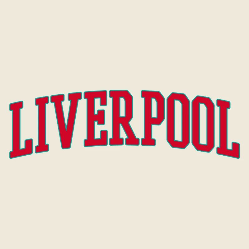 Conception des lettrages universitaires de Liverpool