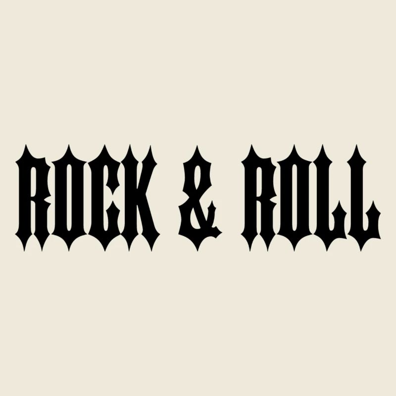 TEXTE NOIR « ROCK & ROLL »