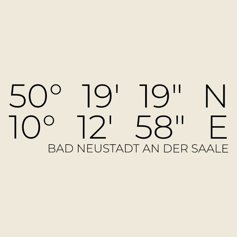 Coordinates Bad Neustadt an der Saale