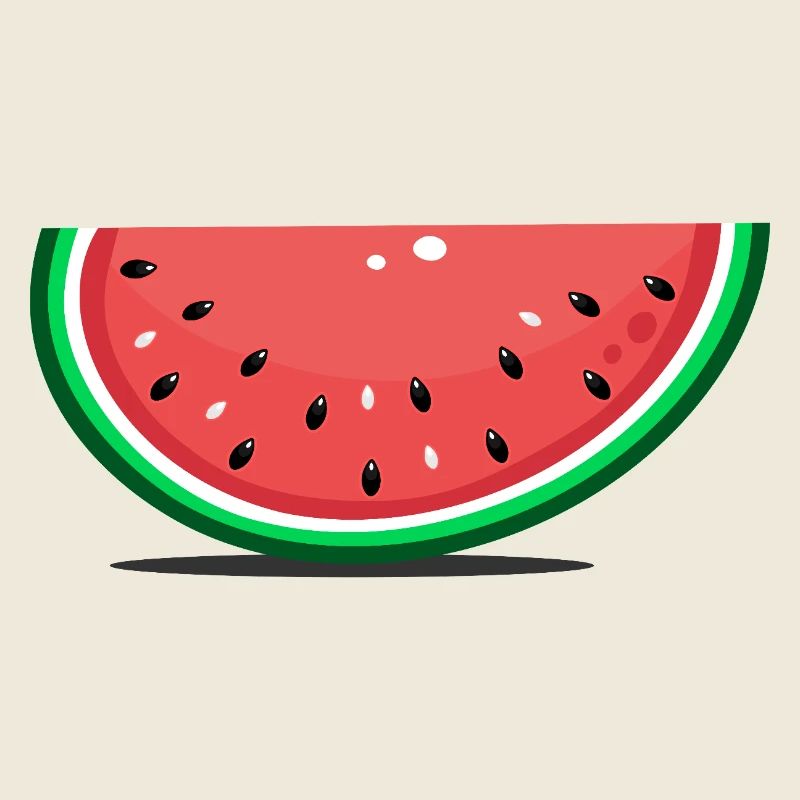 Tranche de design de pastèque