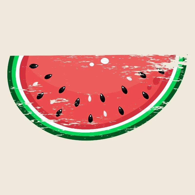 Wassermelone Design Scheibe used