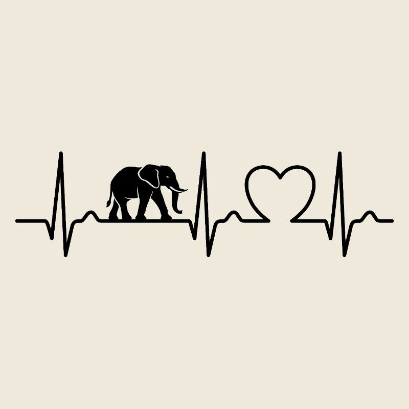 Elephant ECG Curve - Heart Curve - Pulse