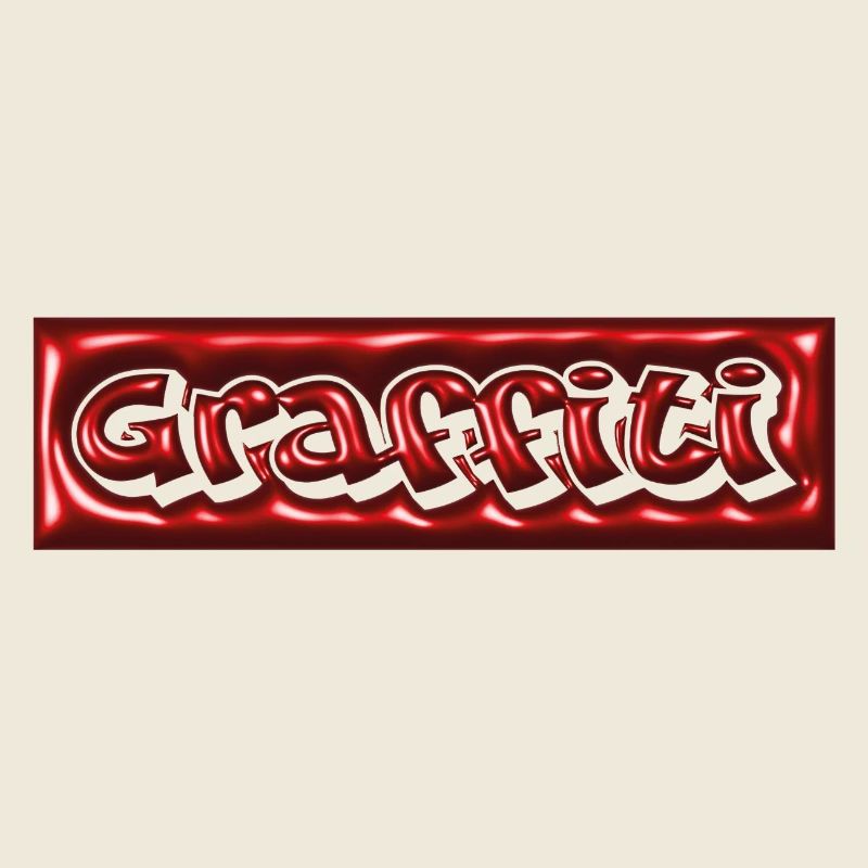 Bulle de graffiti 3D