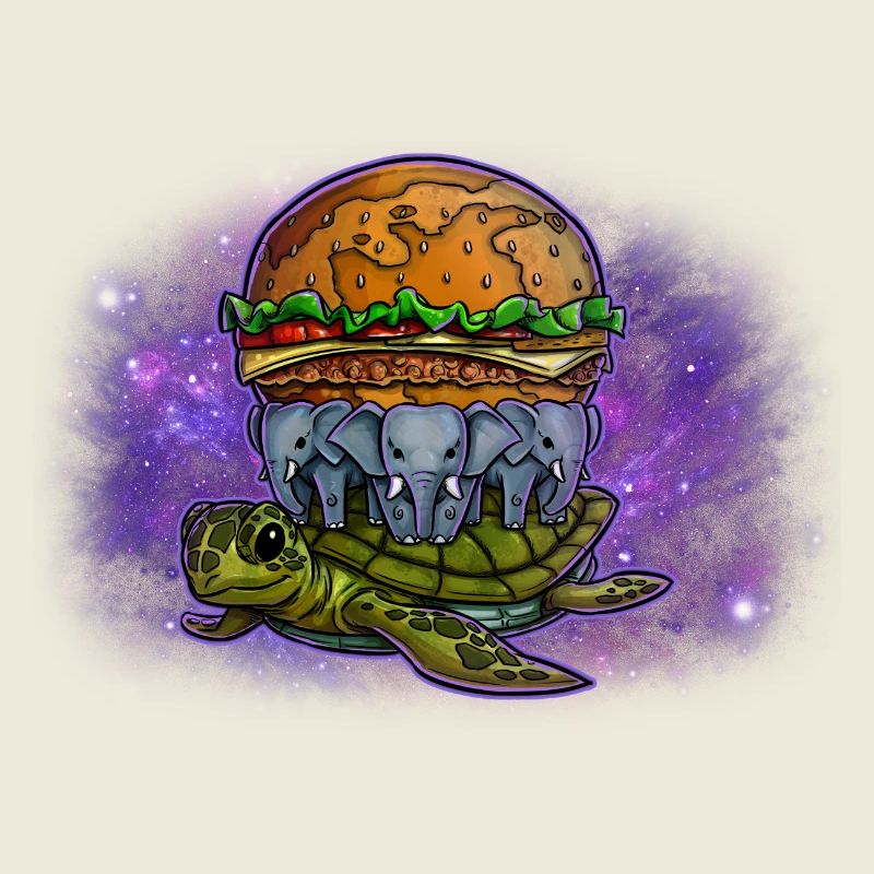 Flat Earth Burger in Space