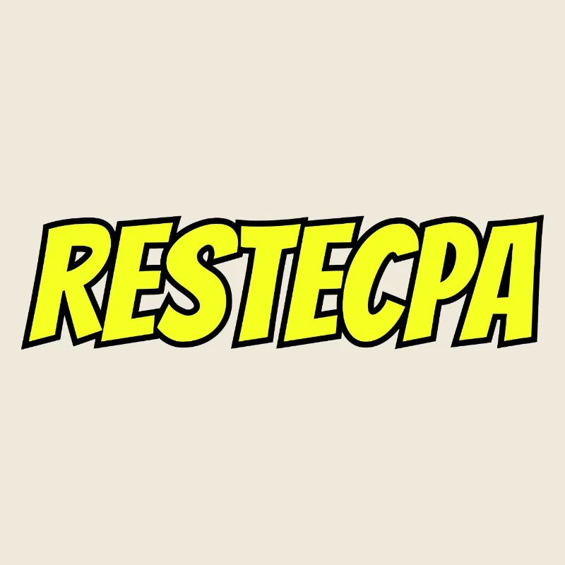 Typographie de l’argot de rue RESTECPA