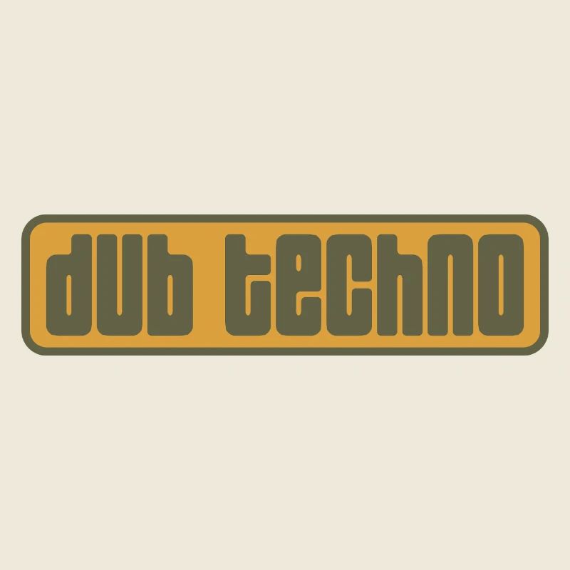Dub Techno Retro Emblem
