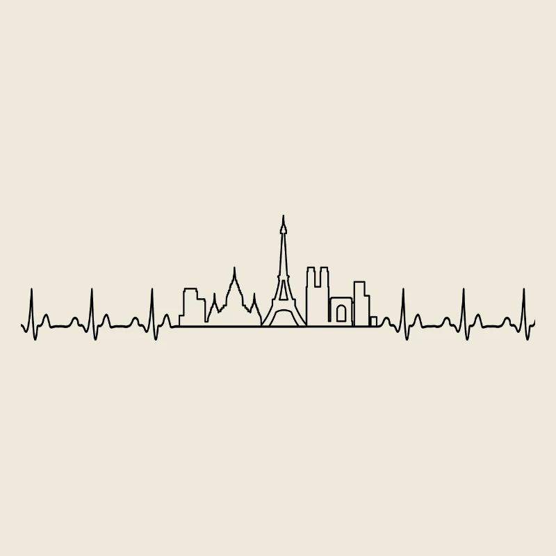 Paris – Herzschlag Skyline Design