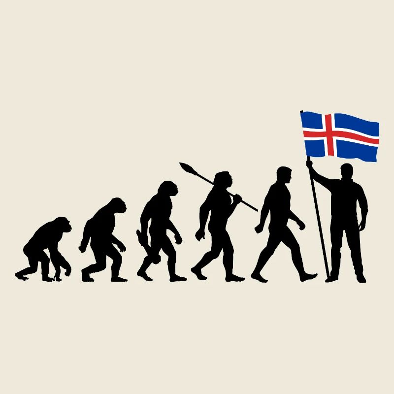 Island - Evolution - Flagge - Nation