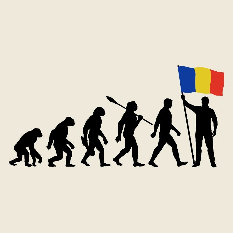Rumänien - Evolution - Flagge - Nation
