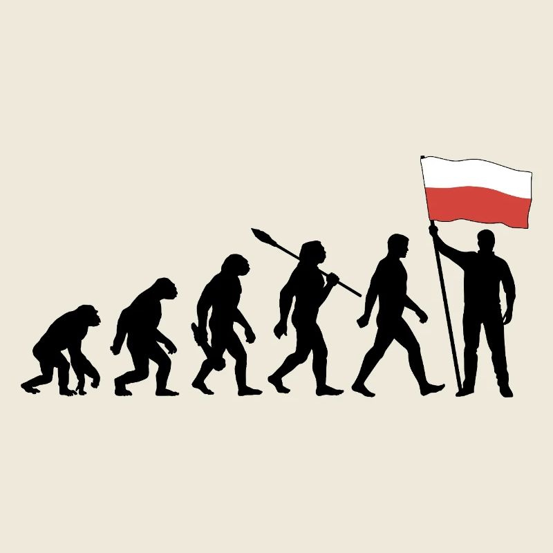 Polen - Evolution - Flagge - Nation