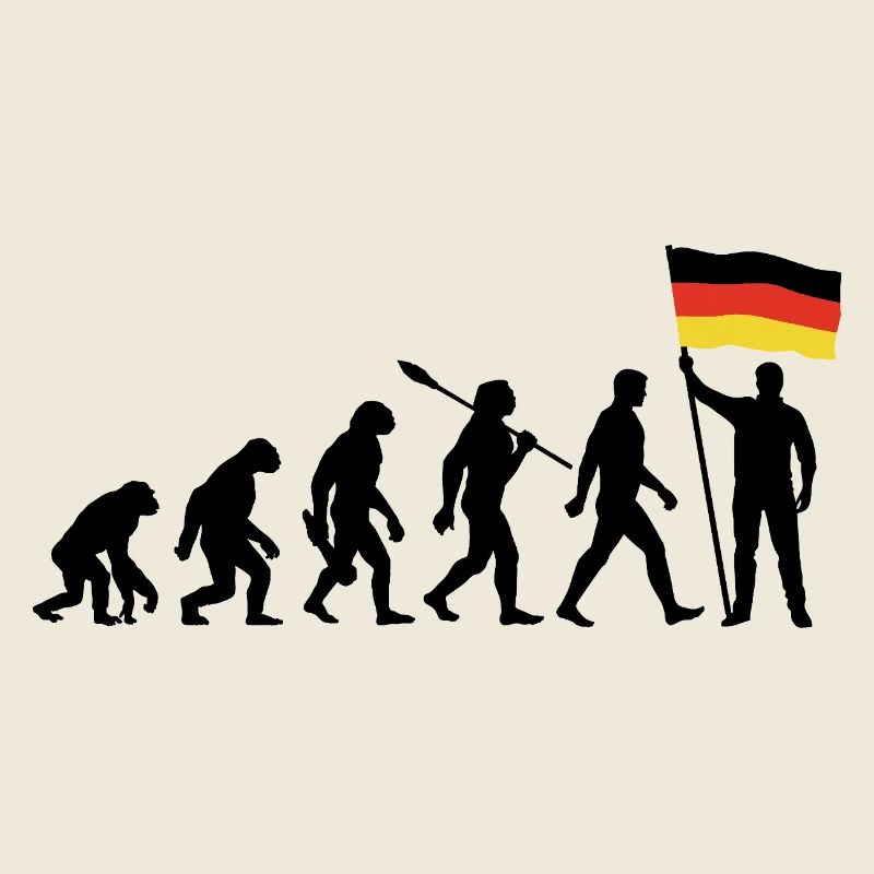 Deutschland - Evolution - Flagge - Nation